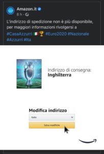 Real time marketing Amazon europei Italia Inghilterra