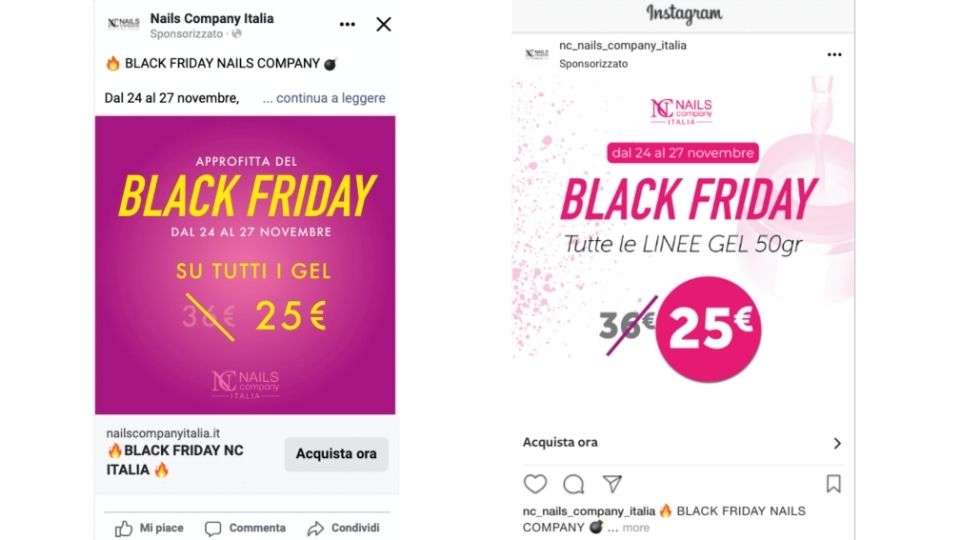 La Strategia Black Friday che abbiamo progettato per Nails Company Italia 2 La Strategia Black Friday che abbiamo progettato per Nails Company Italia 1