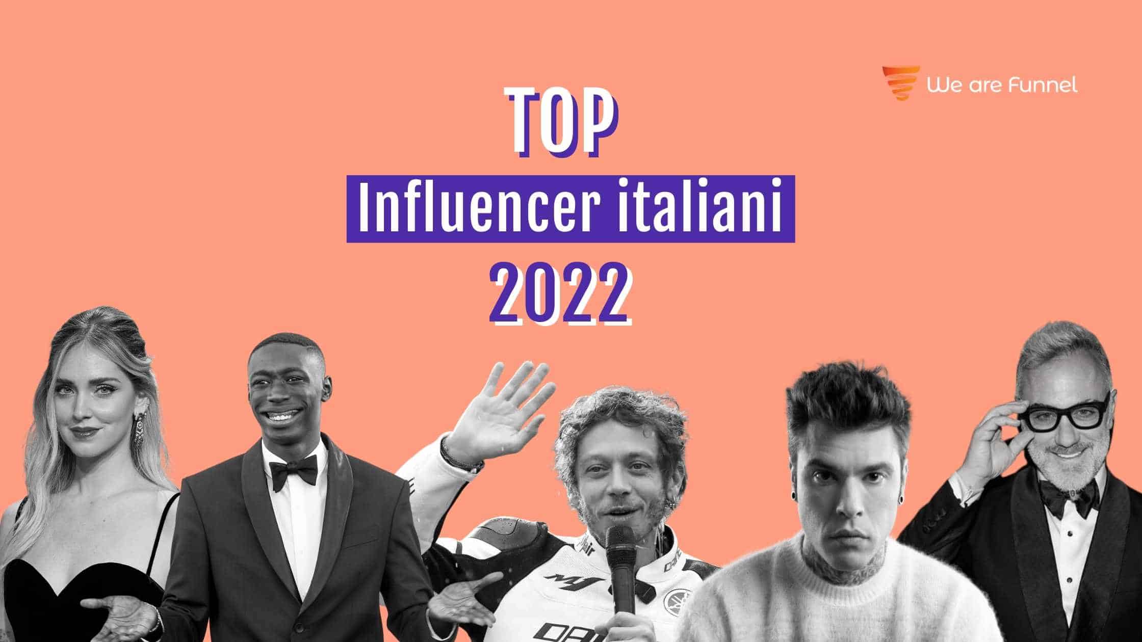 Top influencer italiani 2022: i più seguiti sui social
